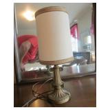 small metal lamp & table lamp