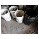 buckets & aluminum cans