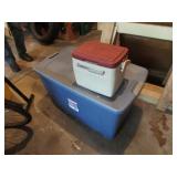 empty tote & cooler