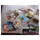postcards,2 patches & music box