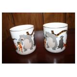2 disney jungle mugs