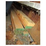 all 8 ft  2 x 4's & 2 pcs of wood