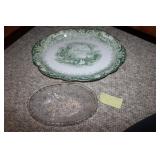 virginia meakin platter & anchor hocking bowl