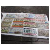 16 Indiana license plates