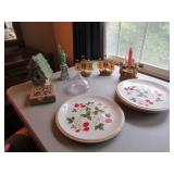 tote,statue of liberty,ships,plates & items
