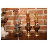 3 oil lamps