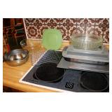 baking dishes & pans incl:pyrex