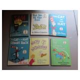 6 ealy kids books incl:Dr. Seuss