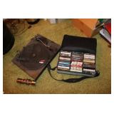 sony record player w/damage & cassettes