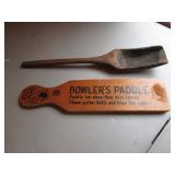 primitive wood pc & bowlers paddle