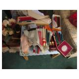 candles,cloth duck & items