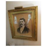 old frame & picture