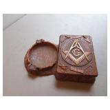 masonic ashtray/holder
