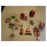christmas ornaments incl:thomas kinkade
