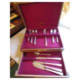 roger bros silverware set w/box