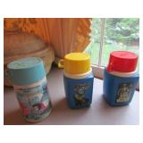 1977 & 1981 star wars thermoses & thermos