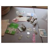 foreign coins & paper money