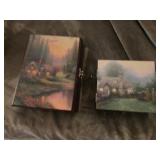thomas kinkade photo album & cd holder