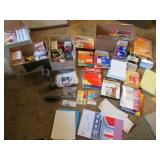 all boxes of office items & items