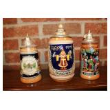 3 steins