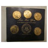 president coin set