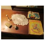 early cloth kids books,linen & items