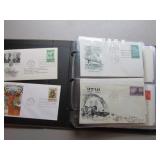 commemorative stamps & envelopes album