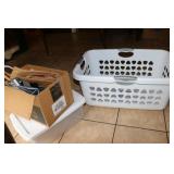 laundry basket & small empty tote