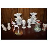 hand painted porcelain dishes,sat n peppe