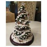 thomas kinkade lighted tree