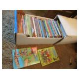 box of old coloring books
