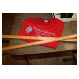 hooks drugs advertising yardsticks & t-shirt