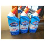 3 full jugs of clorox cleaner