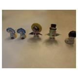 salt n peppers & porcelain doll head