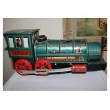 battery toy tin train