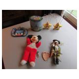 early mickey mouse doll,carlson pirate doll,items