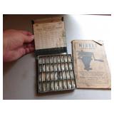early midget code book,hour & minute hands,key