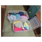 2 totes of womens clothes
