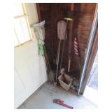 pipe wrench,rain gauge,mallet & items