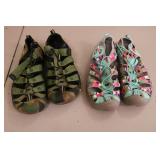 pair of ladys shoes