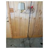 antique floor lamp w/marble pc