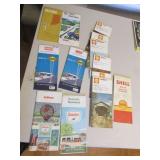 advertising maps incl:shell & sunoco