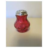 cranberry glass shaker
