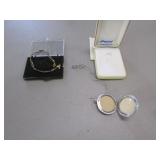 bracelet & sterling silver necklace