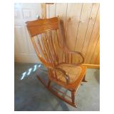 antique cane bottom rocker