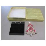 eisenberg ice christmas tree brooch