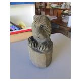 1 ft wooden bear