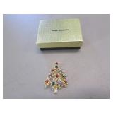 eisenberg christmas tree brooch