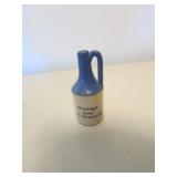 tiny UHL pottery greetings jug