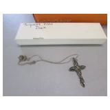 turquoise cross necklace